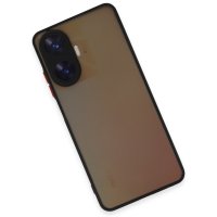 Newface Realme C55 Kılıf Montreal Silikon Kapak - Siyah
