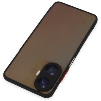 Newface Realme C55 Kılıf Montreal Silikon Kapak - Siyah