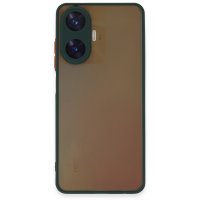 Newface Realme C55 Kılıf Montreal Silikon Kapak - Yeşil