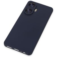 Newface Realme C55 Kılıf Nano içi Kadife Silikon - Mor
