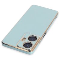 Newface Realme C55 Kılıf Volet Silikon - Açık Yeşil