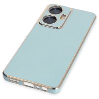 Newface Realme C55 Kılıf Volet Silikon - Açık Yeşil