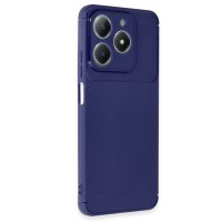 Newface Realme C61 Kılıf Auto Focus Karbon Kapak - Lacivert