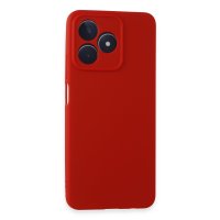 Newface Realme Note 50 4G Kılıf First Silikon - Kırmızı