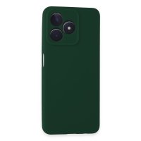 Newface Realme Note 50 4G Kılıf First Silikon - Koyu Yeşil