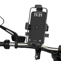Newface RHO-C30 Motosiklet Telefon Tutucu - Siyah
