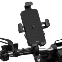 Newface RHO-C30 Motosiklet Telefon Tutucu - Siyah