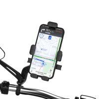 Newface RHO-C30 Motosiklet Telefon Tutucu - Siyah