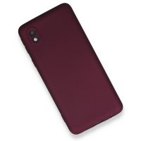 Newface Samsung Galaxy A01 Core Kılıf First Silikon - Mürdüm