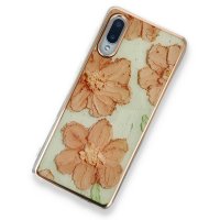 Newface Samsung Galaxy A02 Kılıf Çiçekli Silikon - Rose