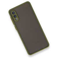 Newface Samsung Galaxy A02 Kılıf Montreal Silikon Kapak - Açık Yeşil