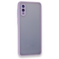 Newface Samsung Galaxy A02 Kılıf Montreal Silikon Kapak - Mor