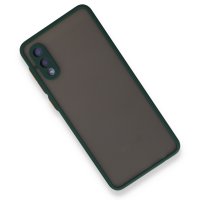 Newface Samsung Galaxy A02 Kılıf Montreal Silikon Kapak - Yeşil