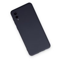 Newface Samsung Galaxy A02 Kılıf Nano içi Kadife Silikon - Lacivert