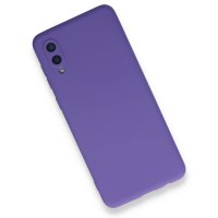 Newface Samsung Galaxy A02 Kılıf Nano içi Kadife Silikon - Mor