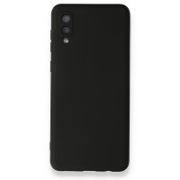 Newface Samsung Galaxy A02 Kılıf Nano içi Kadife  Silikon - Siyah