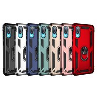 Newface Samsung Galaxy A02 Kılıf Sofya Yüzüklü Silikon Kapak - Rose