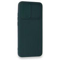 Newface Samsung Galaxy A02S Kılıf Color Lens Silikon - Yeşil