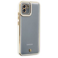 Newface Samsung Galaxy A03 Kılıf Liva Lens Silikon - Beyaz
