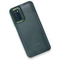 Newface Samsung Galaxy A03S Kılıf Dora Kapak - Haki Yeşil