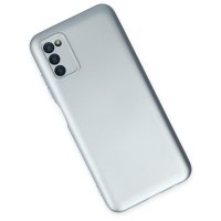 Newface Samsung Galaxy A03S Kılıf Nano içi Kadife Silikon - Sky Blue