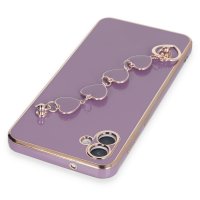 Newface Samsung Galaxy A04 Kılıf Esila Silikon - Mor