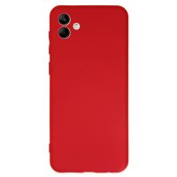 Newface Samsung Galaxy A04 Kılıf First Silikon - Kırmızı