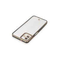 Newface Samsung Galaxy A04 Kılıf Liva Lens Silikon - Siyah