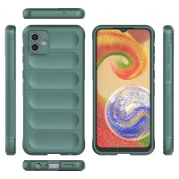 Newface Samsung Galaxy A04 Kılıf Optimum Silikon - Koyu Yeşil