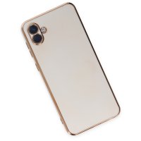 Newface Samsung Galaxy A04 Kılıf Volet Silikon - Beyaz