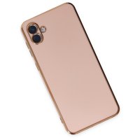 Newface Samsung Galaxy A04 Kılıf Volet Silikon - Pembe