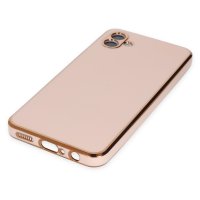 Newface Samsung Galaxy A04 Kılıf Volet Silikon - Pembe