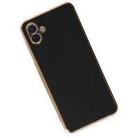 Newface Samsung Galaxy A04 Kılıf Volet Silikon - Siyah