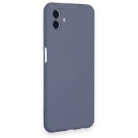 Newface Samsung Galaxy A04E Kılıf Nano içi Kadife Silikon - Gri