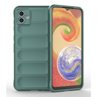 Newface Samsung Galaxy A04E Kılıf Optimum Silikon - Koyu Yeşil