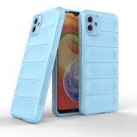 Newface Samsung Galaxy A04E Kılıf Optimum Silikon - Sky Blue