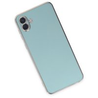 Newface Samsung Galaxy A04E Kılıf Volet Silikon - Açık Yeşil