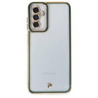 Newface Samsung Galaxy A04S Kılıf Liva Lens Silikon - Yeşil