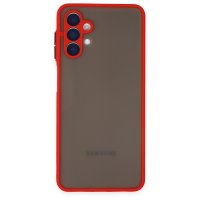 Newface Samsung Galaxy A04S Kılıf Montreal Silikon Kapak - Kırmızı