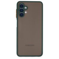 Newface Samsung Galaxy A04S Kılıf Montreal Silikon Kapak - Yeşil
