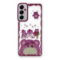 Newface Samsung Galaxy A05S Kılıf Sweet Desenli Silikon Kapak - Pembe