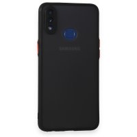 Newface Samsung Galaxy A10S Kılıf Montreal Silikon Kapak - Siyah