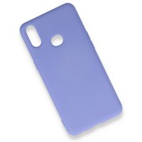 Newface Samsung Galaxy A10S Kılıf Nano içi Kadife Silikon - Lila