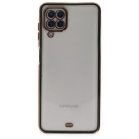 Newface Samsung Galaxy A12 Kılıf Liva Lens Silikon - Yeşil