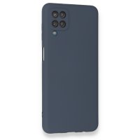 Newface Samsung Galaxy M12 Kılıf Nano içi Kadife Silikon - Gri