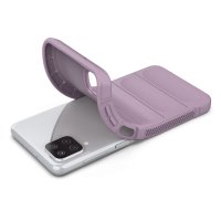 Newface Samsung Galaxy A12 Kılıf Optimum Silikon - Mor