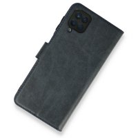 Newface Samsung Galaxy A12 Kılıf Trend S Plus Kapaklı Kılıf - Lacivert