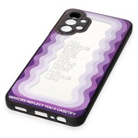 Newface Samsung Galaxy A13 4G Kılıf Mirror Desenli Kapak - Mirror - 5