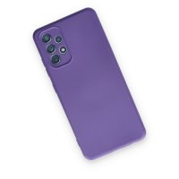 Newface Samsung Galaxy A13 4G Kılıf Nano içi Kadife Silikon - Mor