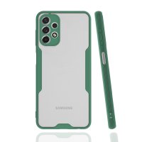 Newface Samsung Galaxy A13 4G Kılıf Platin Silikon - Yeşil